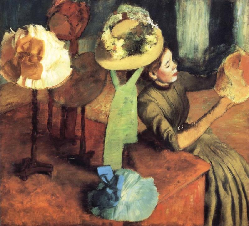 Edgar Degas La Boutique de Mode Norge oil painting art
